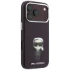 Karl Lagerfeld - HC MagSafe SW Smooth Leather Ikonik (KLHMP18X6PWKIKDR) - iPhone 18 Pro Max / iPhone 17 Pro Max - Burgundy