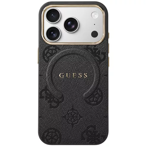 Guess - 4G Embossed Ring Classic Logo MagSafe (GUHMP18XP4MSEGK) - iPhone 18 Pro Max / iPhone 17 Pro Max - Black