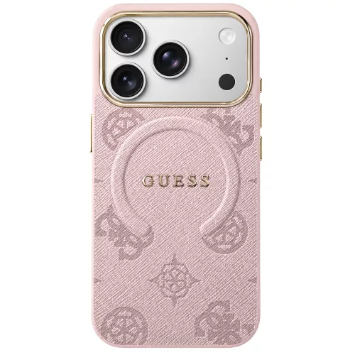 Guess - 4G Embossed Ring Classic Logo MagSafe (GUHMP18XP4MSEGP) - iPhone 18 Pro Max / iPhone 17 Pro Max - Pink