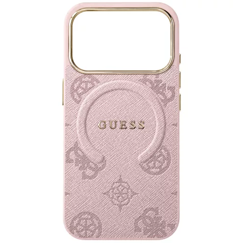 Guess - 4G Embossed Ring Classic Logo MagSafe (GUHMP18XP4MSEGP) - iPhone 18 Pro Max / iPhone 17 Pro Max - Pink