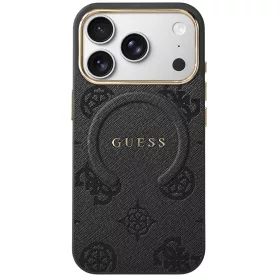   Guess - 4G Embossed Ring Classic Logo MagSafe (GUHMP18LP4MSEGK) - iPhone 18 Pro / iPhone 17 Pro - Black