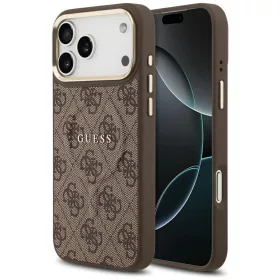   Guess - 4G Embossed Ring Classic Logo MagSafe (GUHMP18LP4MSEGW) - iPhone 18 Pro / iPhone 17 Pro - Brown