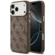 Guess - 4G Embossed Ring Classic Logo MagSafe (GUHMP18LP4MSEGW) - iPhone 18 Pro / iPhone 17 Pro - Brown