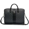Guess - Computer Bag 4G Round Classic Logo Stripe (GUCB166PG4S4RK) - 16", Eco-Leather, Zipper, Adjustable Strap - Black
