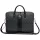 Guess - Computer Bag 4G Round Classic Logo Stripe (GUCB166PG4S4RK) - 16", Eco-Leather, Zipper, Adjustable Strap - Black