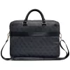 Guess - Computer Bag 4G Round Classic Logo Stripe (GUCB166PG4S4RK) - 16", Eco-Leather, Zipper, Adjustable Strap - Black