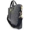 Guess - Computer Bag 4G Round Classic Logo Stripe (GUCB166PG4S4RK) - 16", Eco-Leather, Zipper, Adjustable Strap - Black