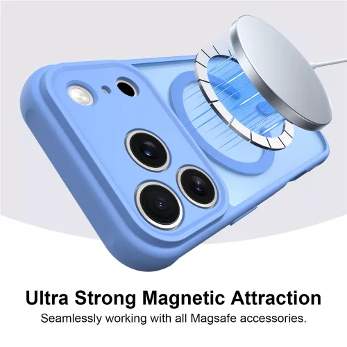 Techsuit - HaloFrost II MagSafe - iPhone 18 Pro Max / iPhone 17 Pro Max - Light Blue