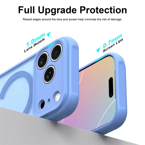 Techsuit - HaloFrost II MagSafe - iPhone 18 Pro / iPhone 17 Pro - Light Blue