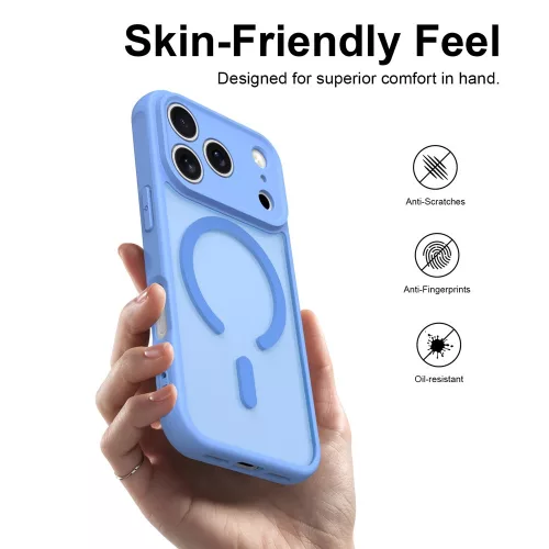 Techsuit - HaloFrost II MagSafe - iPhone 18 Pro / iPhone 17 Pro - Light Blue