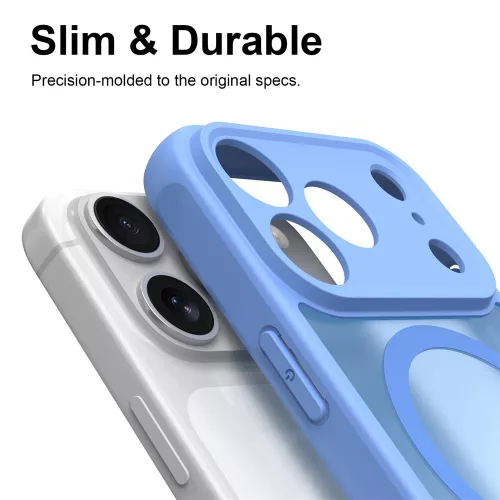 Techsuit - HaloFrost II MagSafe - iPhone 18 Pro / iPhone 17 Pro - Light Blue