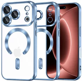   Techsuit - Luxury Crystal MagSafe - iPhone 18 Pro Max / iPhone 17 Pro Max - Light Blue