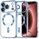Techsuit - Luxury Crystal MagSafe - iPhone 18 Pro Max / iPhone 17 Pro Max - Light Blue