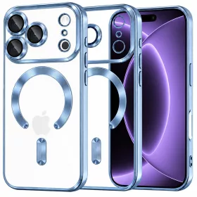   Techsuit - Luxury Crystal MagSafe - iPhone 18 Pro /  iPhone 17 Pro - Light Blue