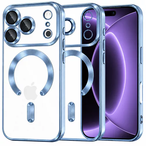 Techsuit - Luxury Crystal MagSafe - iPhone 18 Pro /  iPhone 17 Pro - Light Blue