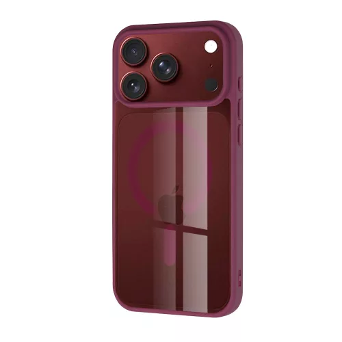 Techsuit - MagSafe Pro - iPhone 18 Pro / iPhone 17 Pro - Dark Cherry