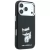 Karl Lagerfeld - Smooth Leather Choupette Sketch MagSafe (KLHMP18L6PWCIKDK) - iPhone 18 Pro / iPhone 17 Pro - Black