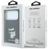 Karl Lagerfeld - Smooth Leather Choupette Sketch MagSafe (KLHMP18L6PWCIKDK) - iPhone 18 Pro / iPhone 17 Pro - Black