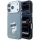 Karl Lagerfeld - Smooth Leather Choupette Sketch MagSafe (KLHMP18L6PWCIKDB) - iPhone 18 Pro / iPhone 17 Pro - Light Blue