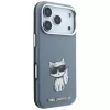 Karl Lagerfeld - Smooth Leather Choupette Sketch MagSafe (KLHMP18L6PWCIKDB) - iPhone 18 Pro / iPhone 17 Pro - Light Blue