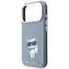 Karl Lagerfeld - Smooth Leather Choupette Sketch MagSafe (KLHMP18L6PWCIKDB) - iPhone 18 Pro / iPhone 17 Pro - Light Blue