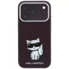 Karl Lagerfeld - Smooth Leather Choupette Sketch MagSafe (KLHMP18L6PWCIKDR) - iPhone 18 Pro / iPhone 17 Pro - Burgundy