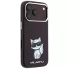 Karl Lagerfeld - Smooth Leather Choupette Sketch MagSafe (KLHMP18L6PWCIKDR) - iPhone 18 Pro / iPhone 17 Pro - Burgundy