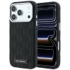 Karl Lagerfeld - Grained Leather Mono Resin Logo MagSafe (KLHMP18X6PWKLMHK) - iPhone 18 Pro Max / iPhone 17 Pro Max - Black