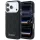 Karl Lagerfeld - Grained Leather Mono Resin Logo MagSafe (KLHMP18X6PWKLMHK) - iPhone 18 Pro Max / iPhone 17 Pro Max - Black