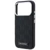 Karl Lagerfeld - Grained Leather Mono Resin Logo MagSafe (KLHMP18X6PWKLMHK) - iPhone 18 Pro Max / iPhone 17 Pro Max - Black