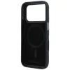 Karl Lagerfeld - Grained Leather Mono Resin Logo MagSafe (KLHMP18X6PWKLMHK) - iPhone 18 Pro Max / iPhone 17 Pro Max - Black