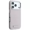 Karl Lagerfeld - Grained Leather Mono Resin Logo MagSafe (KLHMP18X6PWKLMHP) - iPhone 18 Pro Max / iPhone 17 Pro Max - Pink