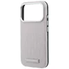 Karl Lagerfeld - Grained Leather Mono Resin Logo MagSafe (KLHMP18X6PWKLMHP) - iPhone 18 Pro Max / iPhone 17 Pro Max - Pink