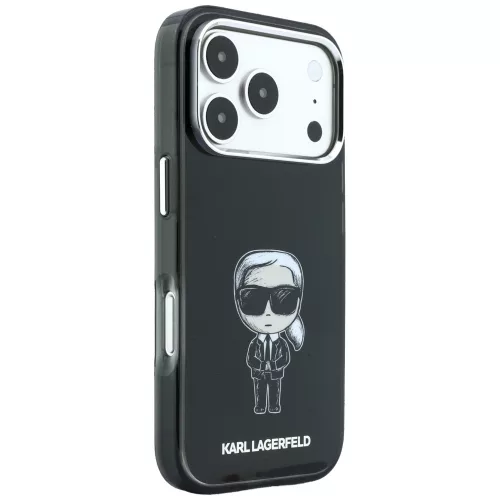 Karl Lagerfeld - HC MagSafe IML Ikonik Sketch Print (KLHMP18X6HKIKDK) - iPhone 18 Pro Max / iPhone 17 Pro Max - Black