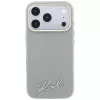 Karl Lagerfeld - Saffiano Small Script Metal Logo MagSafe (KLHMP18X6PWSKSE) - iPhone 18 Pro Max / iPhone 17 Pro Max - Beige