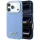 Karl Lagerfeld - Saffiano Small Script Metal Logo MagSafe (KLHMP18X6PWSKSB) - iPhone 18 Pro Max / iPhone 17 Pro Max - Light Blue