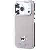 Karl Lagerfeld - Grained Leather Choupette Head MagSafe (KLHMP18X6PSCHLP) - iPhone 18 Pro Max / iPhone 17 Pro Max - Pink