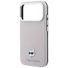 Karl Lagerfeld - Grained Leather Choupette Head MagSafe (KLHMP18X6PSCHLP) - iPhone 18 Pro Max / iPhone 17 Pro Max - Pink
