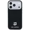 Karl Lagerfeld - Grained Leather Choupette Head MagSafe (KLHMP18L6PSCHLK) - iPhone 18 Pro / iPhone 17 Pro - Black