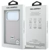 Karl Lagerfeld - Grained Leather Choupette Head MagSafe (KLHMP18L6PSCHLP) - iPhone 18 Pro / iPhone 17 Pro - Pink
