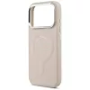 Karl Lagerfeld - Leather Ring Karl RSG Logo MagSafe (KLHMP18LPSKRSGEP) - iPhone 18 Pro / iPhone 17 Pro - Pink