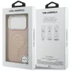 Karl Lagerfeld - Leather Ring Karl RSG Logo MagSafe (KLHMP18LPSKRSGEP) - iPhone 18 Pro / iPhone 17 Pro - Pink