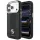 Guess - Leather 4G Stripe Round Classic Logo MagSafe (GUHMP18X6P4G4RCK) - iPhone 18 Pro Max / iPhone 17 Pro Max - Black