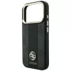Guess - Leather 4G Stripe Round Classic Logo MagSafe (GUHMP18X6P4G4RCK) - iPhone 18 Pro Max / iPhone 17 Pro Max - Black