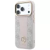 Guess - Leather 4G Stripe Round Classic Logo MagSafe (GUHMP18X6P4G4RCP) - iPhone 18 Pro Max / iPhone 17 Pro Max - Pink