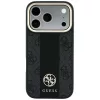 Guess - Leather 4G Stripe Round Classic Logo MagSafe (GUHMP18L6P4G4RCK) - iPhone 18 Pro / iPhone 17 Pro - Black