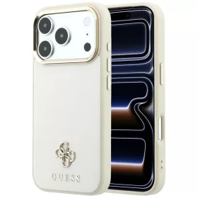   Guess - Saffiano Small 4G Classic MagSafe (GUHMP18X6PSA4DME) - iPhone 18 Pro Max / iPhone 17 Pro Max - Beige