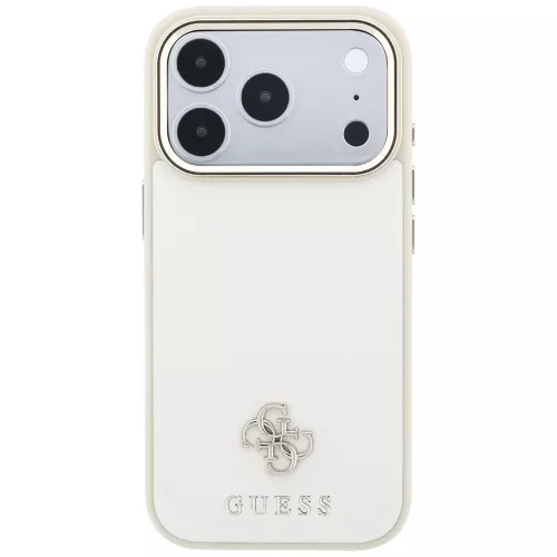 Guess - Saffiano Small 4G Classic MagSafe (GUHMP18X6PSA4DME) - iPhone 18 Pro Max / iPhone 17 Pro Max - Beige
