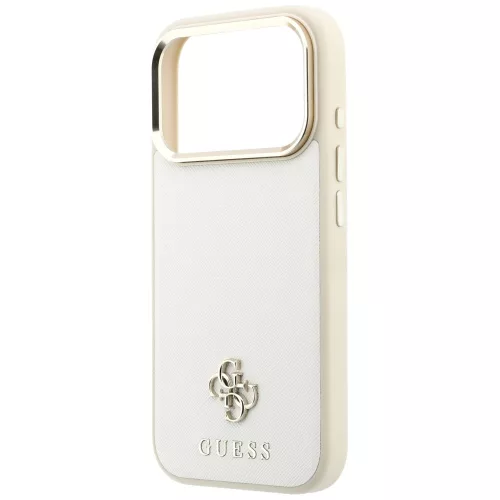 Guess - Saffiano Small 4G Classic MagSafe (GUHMP18X6PSA4DME) - iPhone 18 Pro Max / iPhone 17 Pro Max - Beige