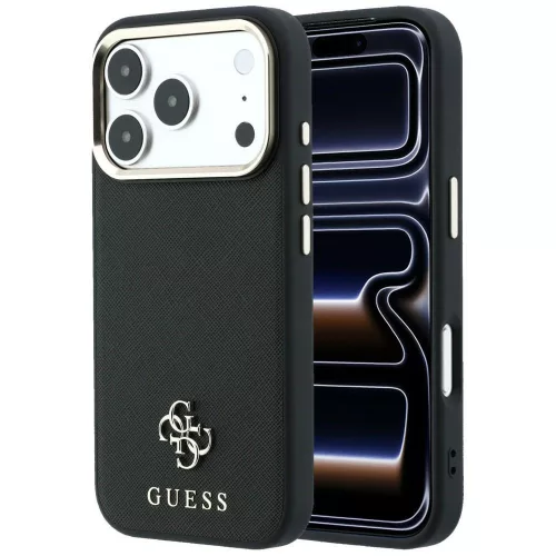 Guess - Saffiano Small 4G Classic MagSafe (GUHMP18X6PSA4DMK) - iPhone 18 Pro Max / iPhone 17 Pro Max - Black